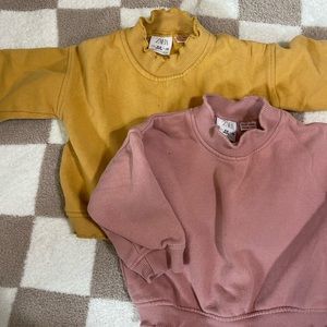 Zara Baby Girl Sweatshirts Bundle
